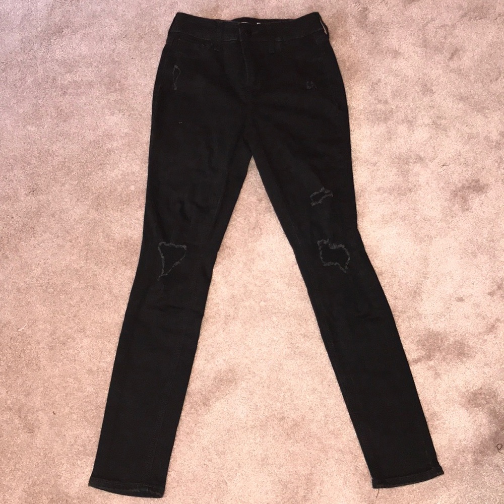 Old Navy black Rockstar High Rise jeans